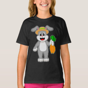 ウサギ農家にんじん野菜 Tシャツ