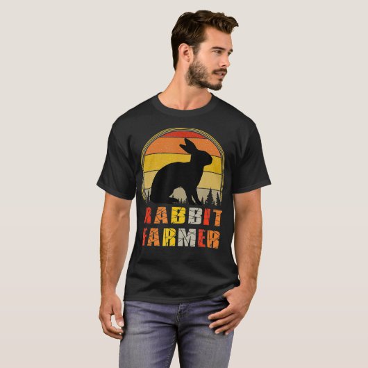 ウサギ農家ギフト Tシャツ (正面フル)