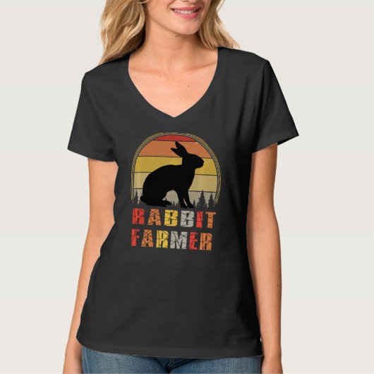 ウサギ農家 Tシャツ (正面)
