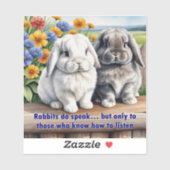 ウサギ達話がラプエレーバニー シール (シート)