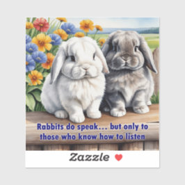 ウサギ達話がラプエレーバニー シール