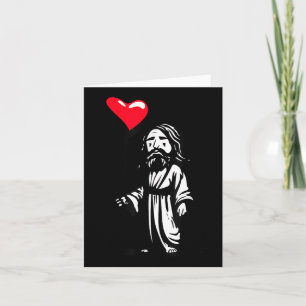 ウサギ間抜けイースターはイエス様クリスチャンのためにトドル カード