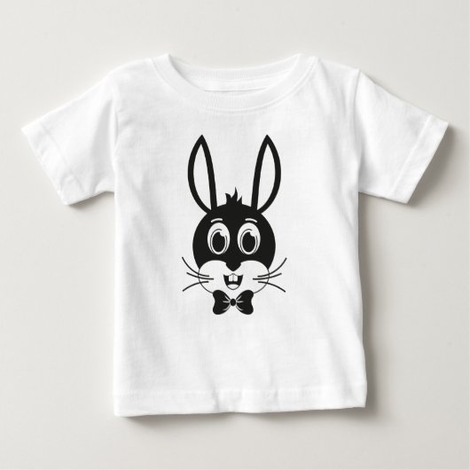 ウサギ顔少年-32886 ベビーTシャツ (正面)