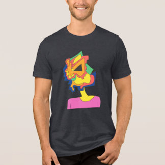 ウサギ顔 トライブレンドＴシャツ