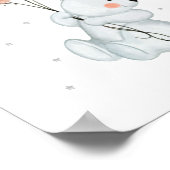 ウサギ風船保育園ポスター 子供部屋プリント ポスター (角)