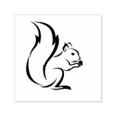 ウサギ食べのニンジン セルフインキングスタンプ (デザイン)