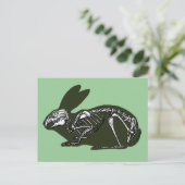 ウサギ骨格 ポストカード (スタンド正面)