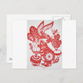 ウサギ2011年の年 シーズンポストカード (正面/裏面)