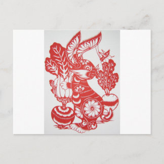 ウサギ2011年の年 シーズンポストカード