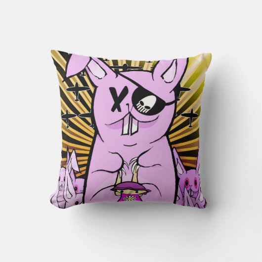 ウサギ2012年 クッション (正面)