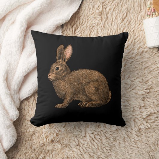 ウサギ2 クッション (ブランケット)