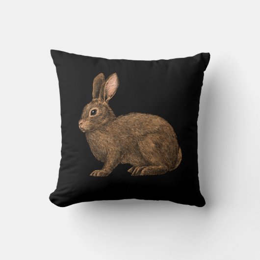 ウサギ2 クッション (正面)
