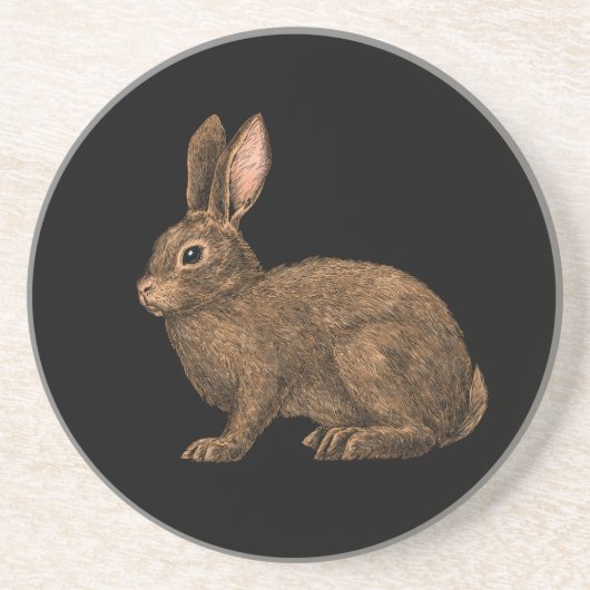 ウサギ2 コースター (正面)