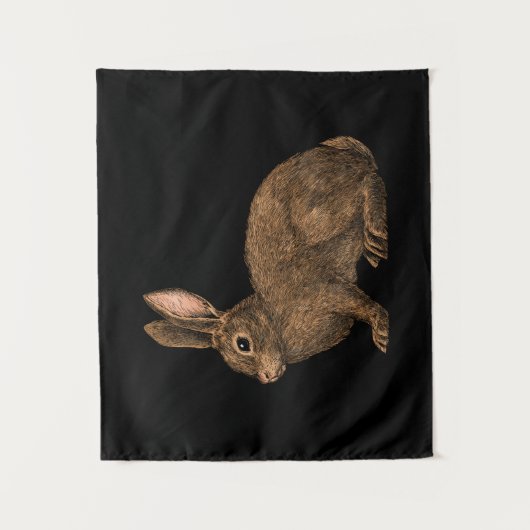 ウサギ2 タペストリー (正面)