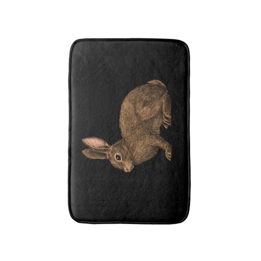 ウサギ2 バスマット (正面縦)