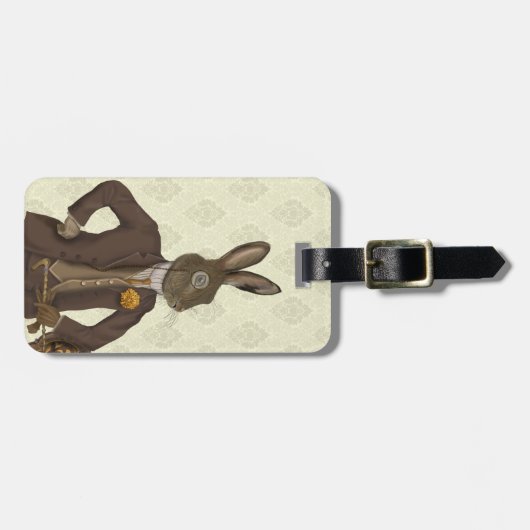 ウサギ2 ラゲッジタグ (正面横)