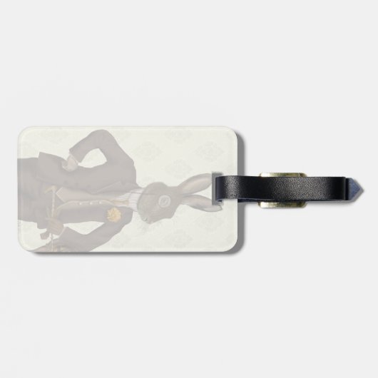 ウサギ2 ラゲッジタグ (裏面横)