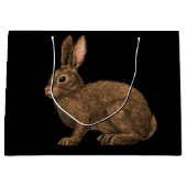 ウサギ2 ラージペーパーバッグ (正面)