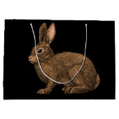 ウサギ2 ラージペーパーバッグ (裏面)