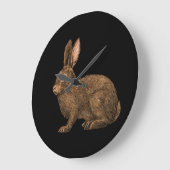 ウサギ2 ラージ壁時計 (傾斜)
