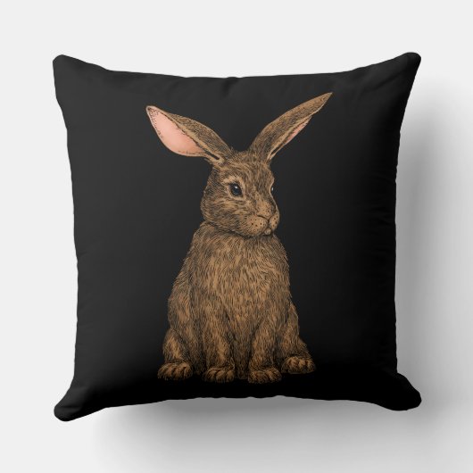 ウサギ3 クッション (裏面)