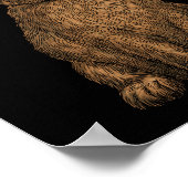 ウサギ3 ポスター (角)