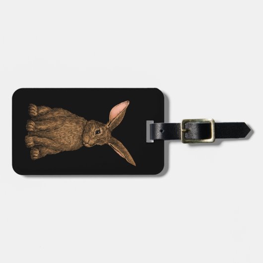 ウサギ3 ラゲッジタグ (正面横)