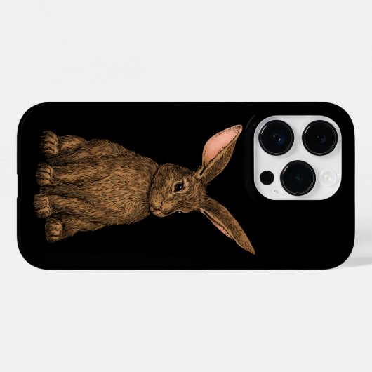 ウサギ3 Case-Mate iPhoneケース (裏面 (横))