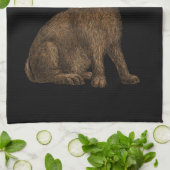 ウサギ4 キッチンタオル (折り畳み)