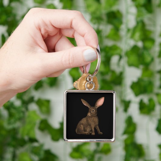 ウサギ4 キーホルダー (手)