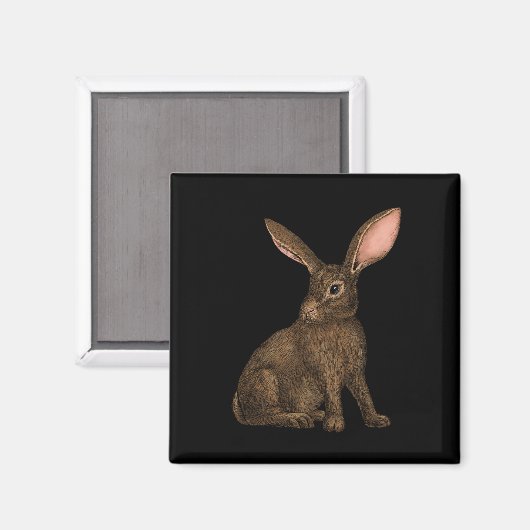 ウサギ4 マグネット (正面/裏面)