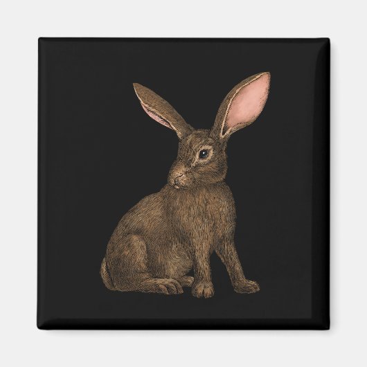 ウサギ4 マグネット (正面)