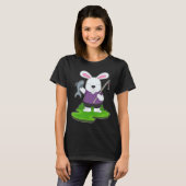 ウサギ アングラー フィッシング Tシャツ (正面フル)