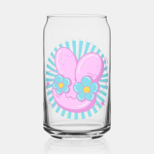 ウサギ ガラス缶 (正面)