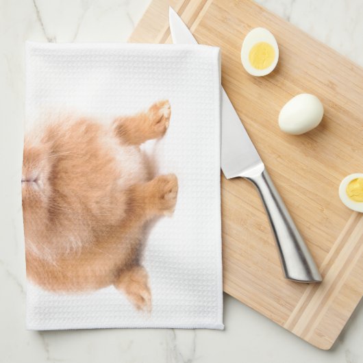 ウサギ キッチンタオル (四つ折り)