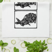 ウサギ キッチンタオル (折り畳み)