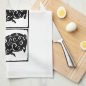 ウサギ キッチンタオル (四つ折り)