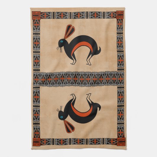 ウサギ キッチンタオル (縦)