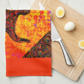 ウサギ キッチンタオル (四つ折り)