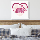 ウサギ キャンバスプリント (インサイチュ (寝室))