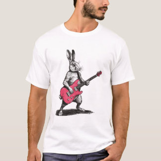 ウサギ ギター - かわいいウサギ好きへのギフト Tシャツ