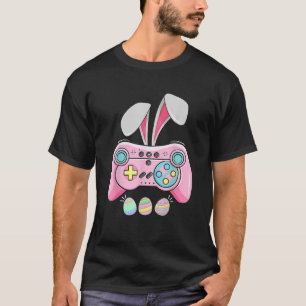 ウサギ ゲームコントローラー ゲーマー ギフト Tシャツ