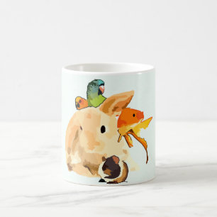 ウサギ コーヒーマグカップ