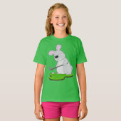 ウサギ ゴルフ クラブ Tシャツ (正面フル)