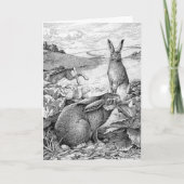 ウサギ シーズンカード (正面)