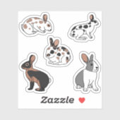 ウサギ シール (シート)