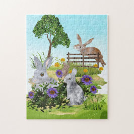 ウサギ ジグソーパズル