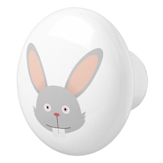 ウサギ セラミックノブ (右)