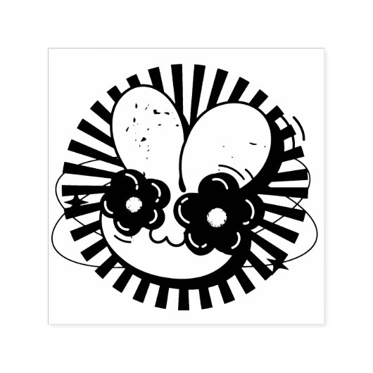 ウサギ セルフインキングスタンプ (デザイン)