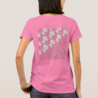ウサギ・タイルのテセレーション（WL） Tシャツ